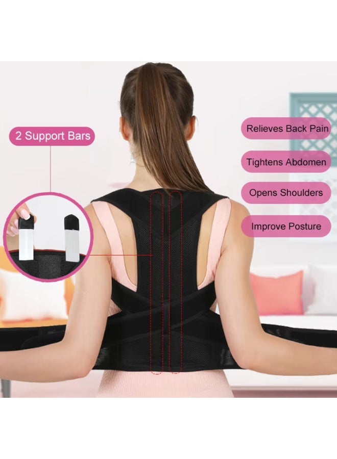 JINGBA SUPPORT Posture Corrector for Men & Women, Adjustable Back and Shoulder Brace, Spine Support, Breathable Design (JB 2001) - Image 5